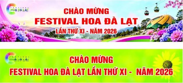 Băng rôn chào mừng